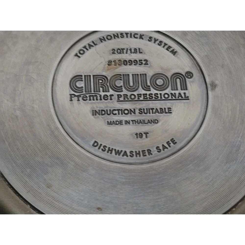 Circulon Premier Professional 2 Qt Straining Saucepan Nonstick Cookware
